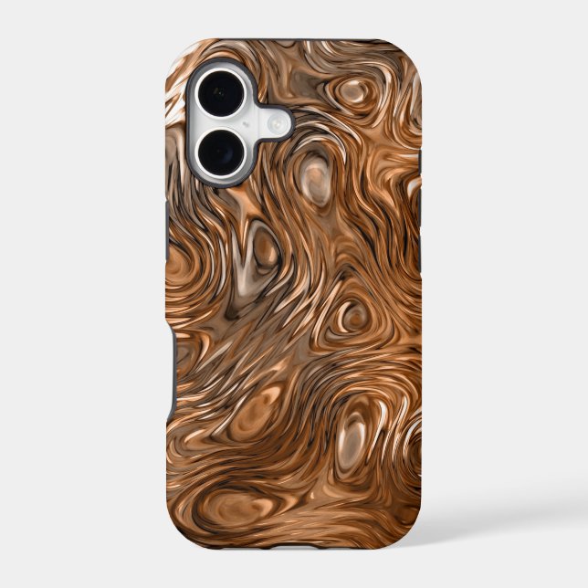 Molten "Copper" print iPhone 5 barely there case (Back)