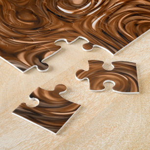 Molten "Copper" print photo puzzle