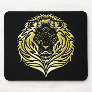 Molten Gold Lion Mousepad