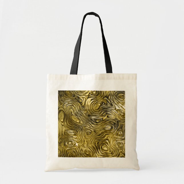 Molten "Gold" print budget tote Bag (Front)