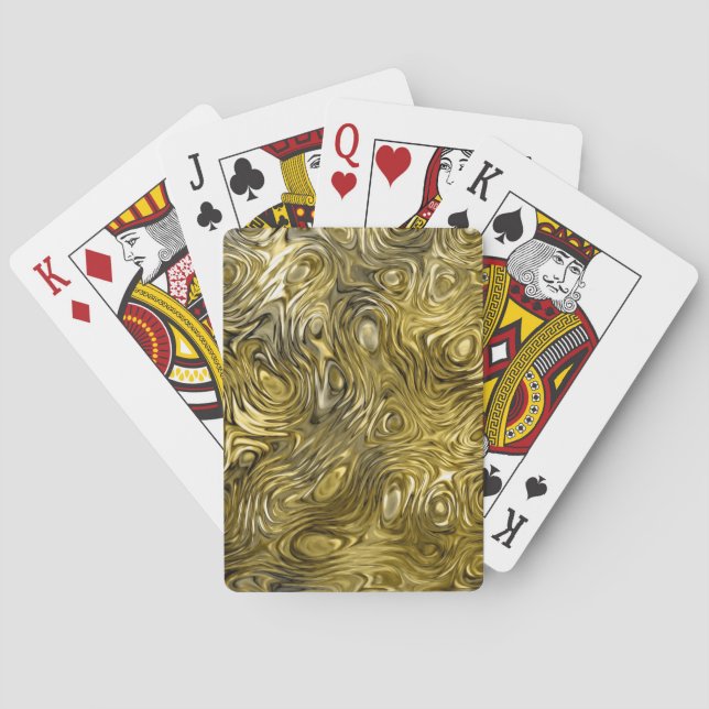 Molten "Gold" print playing cards (Back)