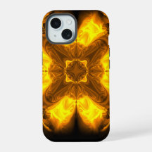 Molten Gold Solar Fractal Art