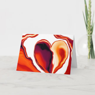 Molten Heart_1 greeting card