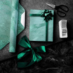 Molten Jade | Emerald Green Luxury Marble Wrapping Paper<br><div class="desc">#abstractart Sophisticated modern contemporary rich and vibrant emerald kelly green jewel tone abstract marble. This hand-painted watercolor and mixed medium gradient features abstract fluid swirls creating a cool pattern accented by glitter veins for texture that adds the perfect pop of colour and elegance. For matching products or customisations, please visit...</div>