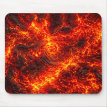 Molten Lava Flow Abstract Pattern