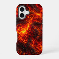 Molten Lava Flow Volcanic Abstract