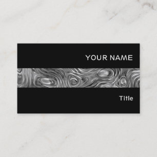 Molten print business card stripe black