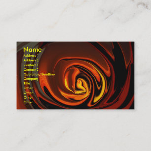 Molten Sunset business card