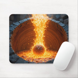 Molten Transformation Crucible Mouse Pad