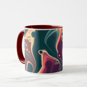 Molten Waves in Midnight Motion Mug