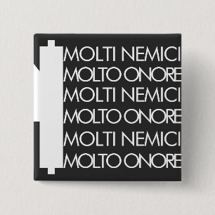 MOLTI NEMICI 15 CM SQUARE BADGE