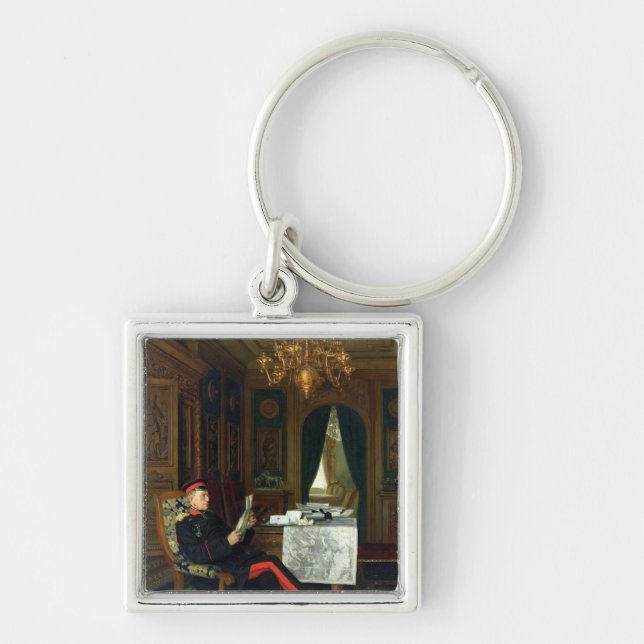 Moltke in Versailles, 1872 Key Ring (Front)