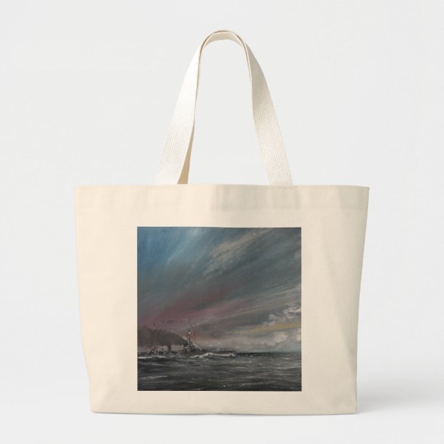 Moltke Jutland 1916. 2014 Large Tote Bag (Front)
