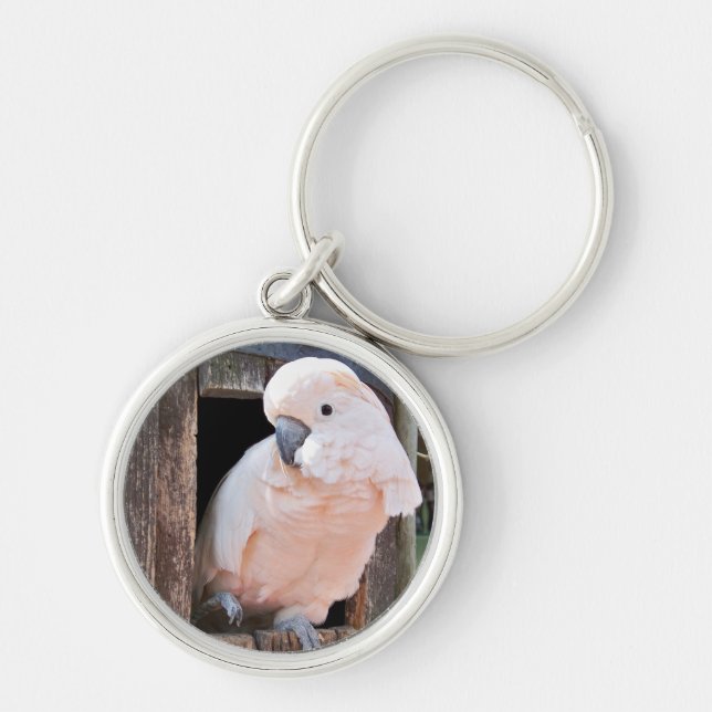 Moluccan Cockatoo Key Ring (Front)