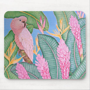 Moluccan Cockatoo Mouse Pad