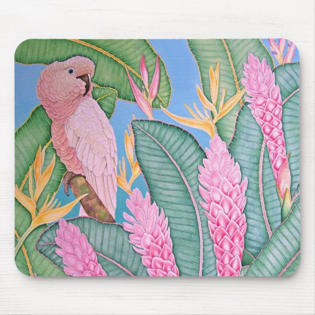 Moluccan Cockatoo Mouse Pad (Front)