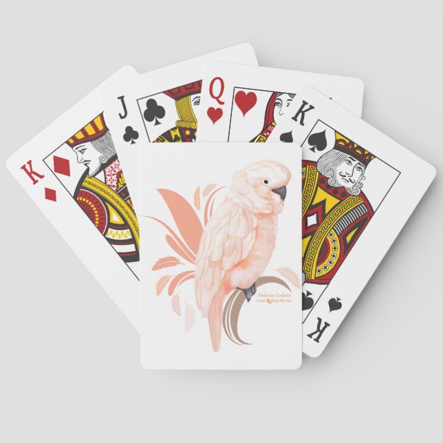 Moluccan Cockatoo Playing Cards (Back)