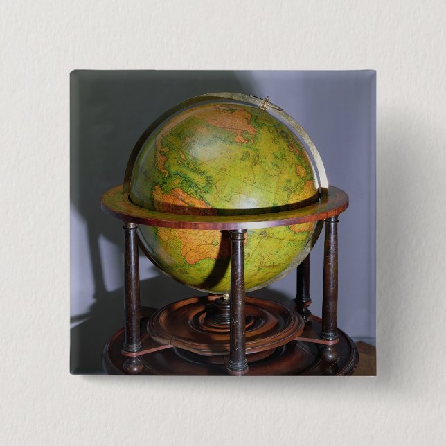 Molyneux Globe 15 Cm Square Badge (Front)