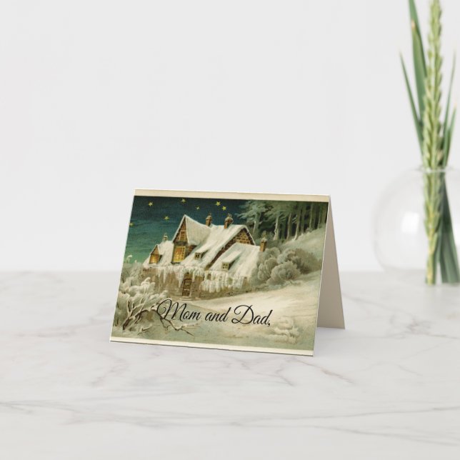 Mom And Dad Christmas Card (Front)