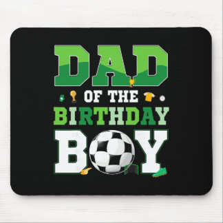 Mom And Dad Of The Birthday Boy Soccer Birthday Fa Mouse Pad