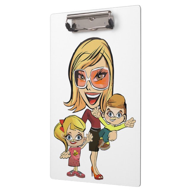 MOM AND KIDS CLIPBOARD (Left)