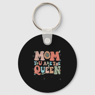 Mom are the queen shirt girl women happy mother's key ring