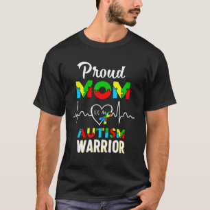 Mom Autism Awareness Warrior T-Shirt