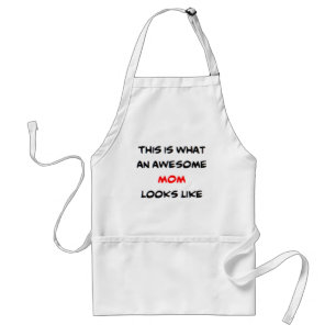 mom, awesome standard apron