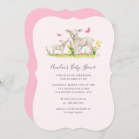 Mom Baby Sheep Sweet Baby Shower