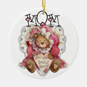 MOM - Beary Special - SRF Ceramic Ornament