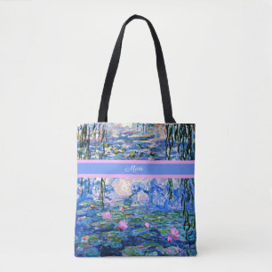 Mom - Beautiful Water Lilies artwork, Tote Bag