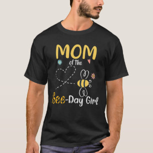 Mom Bee Birthday Party Matching Family T-Shirt