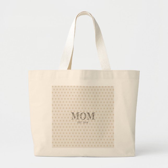Mom Customizable Tote Bag (Front)