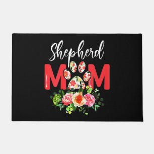 Mom Cute German Shepherd Doormat