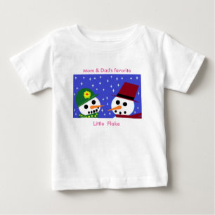 MOM & DAD'S FAVORITE LITTLE FLAKE BABY TEE