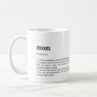 Mom Definition Poster | Dictionary Style Coffee Mug