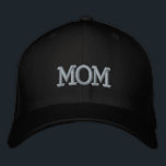 Mom Embroidered Hat<br><div class="desc">Mom embroidered baseball cap,  which would make a great mom to be gift,  mom birthday gift,  Christmas gift for mom,  etc.</div>