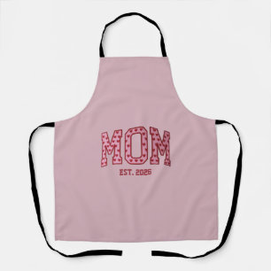 Mom Est 2026 Custom Mom Personalized Mother’s Day  Apron