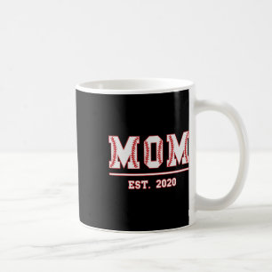 Mom Est. Funny Sports Year Established Mother Retr Coffee Mug