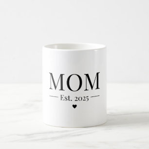 Mom Established 2025 Coffee Mug