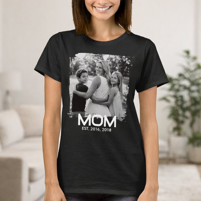 Mom Established Bold Photo T-Shirt (Creator Uploaded)