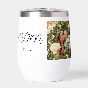 Mom Established Modern Script Photo