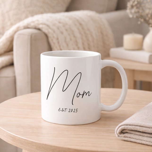 Mom Established New Mom Gift  Coffee Mug (Creator Uploaded)