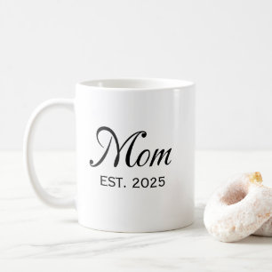 Mom Established New Mom Gift Personalized Est Coffee Mug