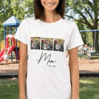 Mom Established Script 3 Photo White