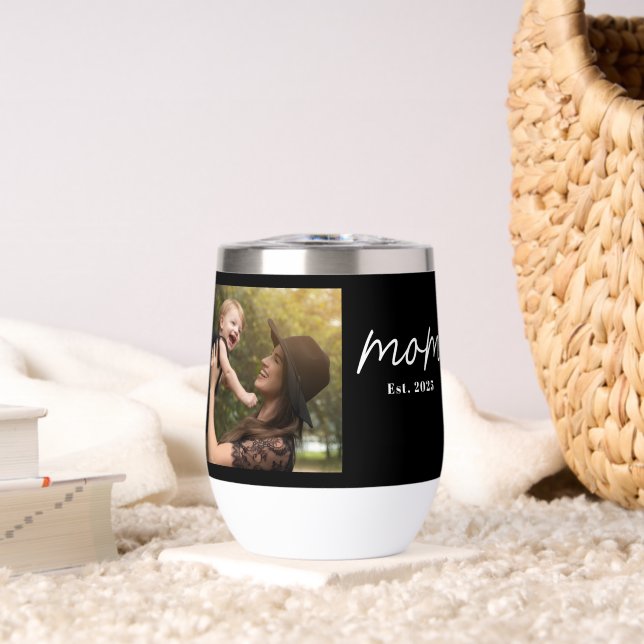 Mom Established Script Black Photo (Living Room (Rotated))