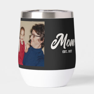 Mom Established Script Black Photo