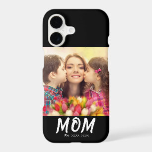 Mom Established Typography Black Photo