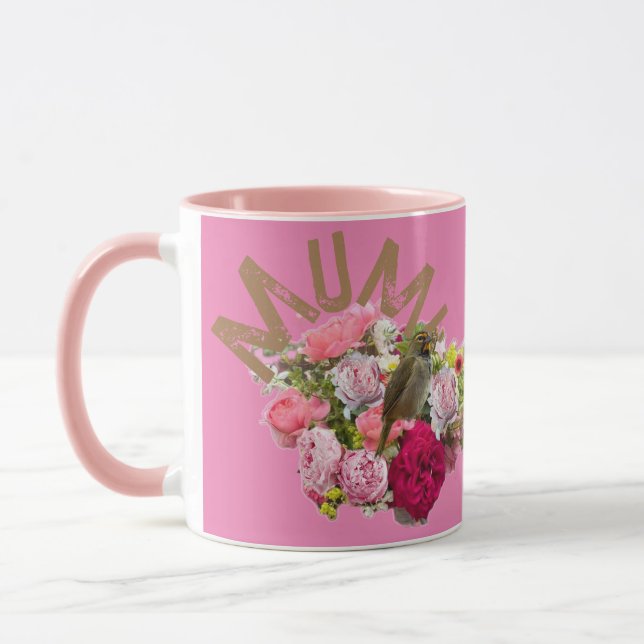 Mom! Flowers Mug (Left)