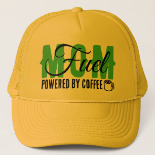 Mom Fuel – Powered by Coffee Funny Mom Trucker Hat